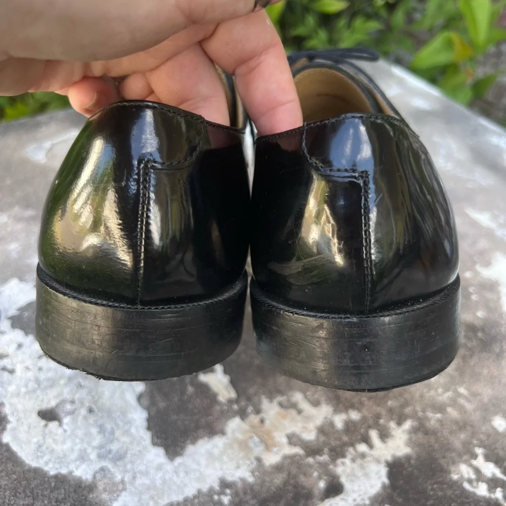 Cole Haan Caldwell Black Leather Cap Toe Oxford 9.5 EE 08330 MSRP $150